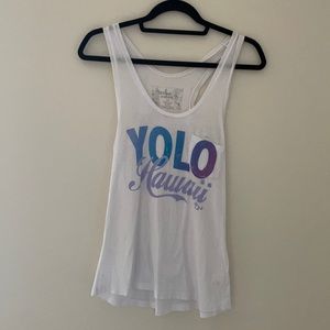 Yolo Hawaii racer-back tank